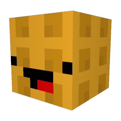 AlexKrane Minecraft avatar head, 3D render
