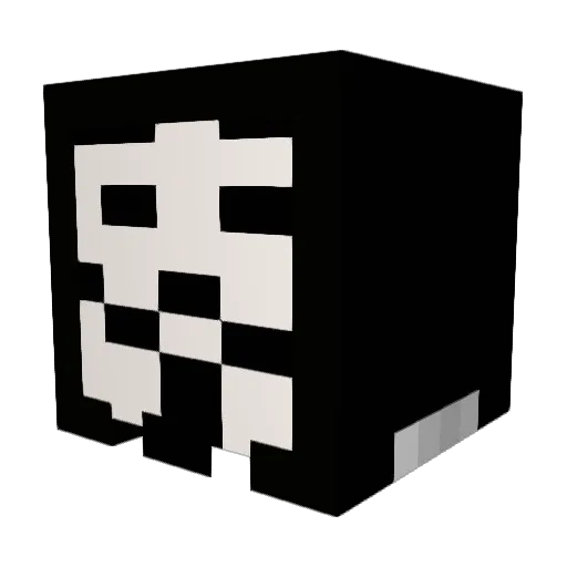 AlexKurenai Minecraft avatar head, 3D render