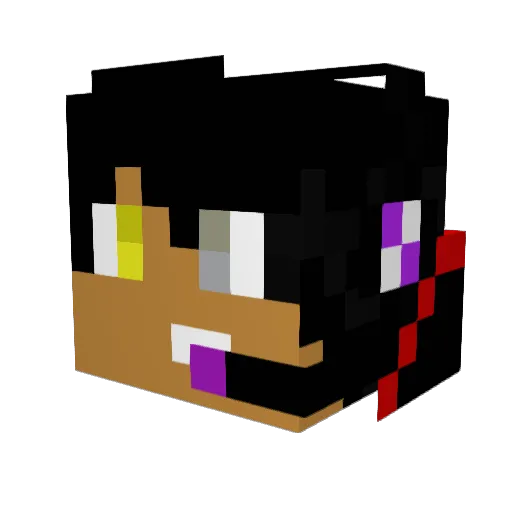 AlexKush420 Minecraft avatar head, 3D render