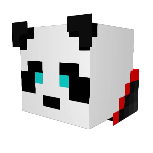 AlexL73 Minecraft avatar head, 3D render