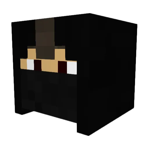 AlexLeeB Minecraft avatar head, 3D render