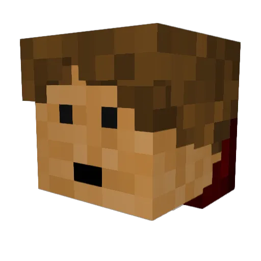 AlexMaro11 Minecraft avatar head, 3D render