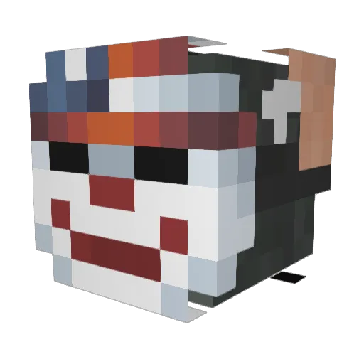 AlexMen_ Minecraft avatar head, 3D render