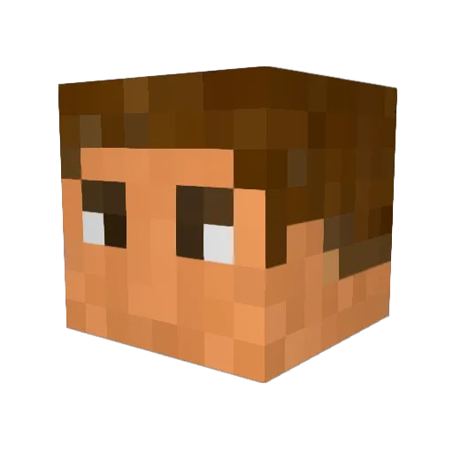 AlexMercer30 Minecraft avatar head, 3D render
