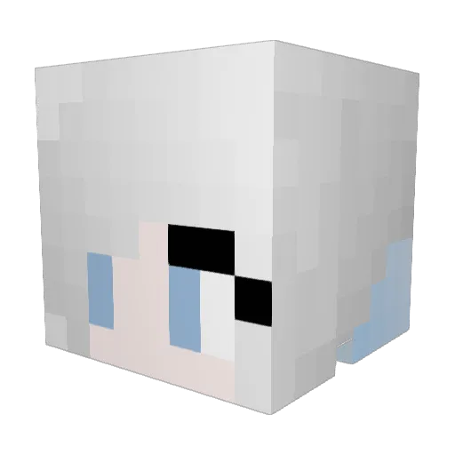 AlexMiles Minecraft avatar head, 3D render