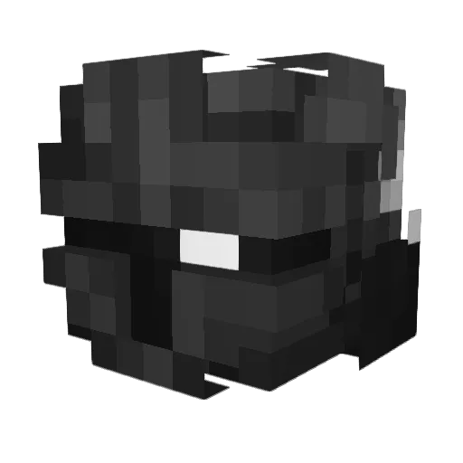 AlexMyDude Minecraft avatar head, 3D render