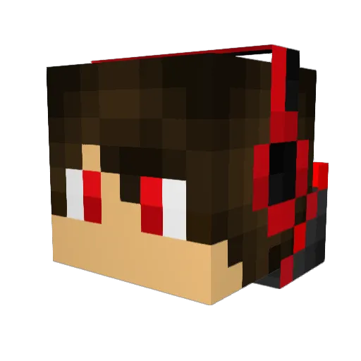AlexOnMonster Minecraft avatar head, 3D render