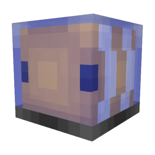 AlexPOD Minecraft avatar head, 3D render