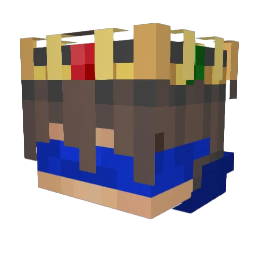 AlexPalex0192837 Minecraft avatar head, 3D render