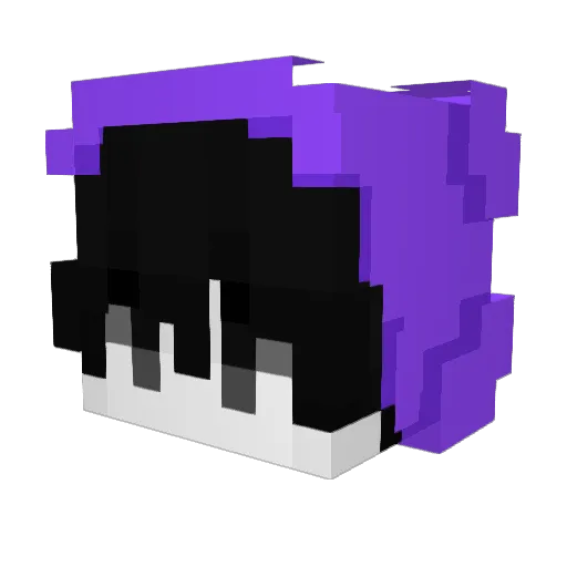 AlexPlay02 Minecraft avatar head, 3D render
