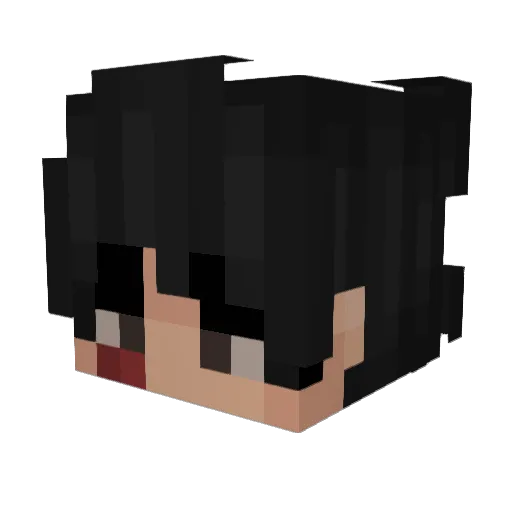 AlexPreda Minecraft avatar head, 3D render