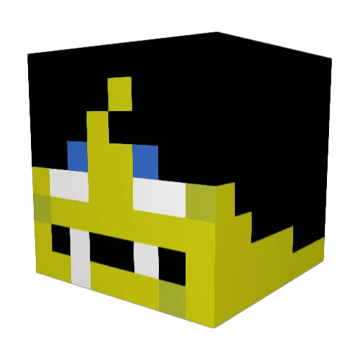 AlexRaul0987 Minecraft avatar head, 3D render