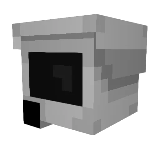 AlexSeulor Minecraft avatar head, 3D render
