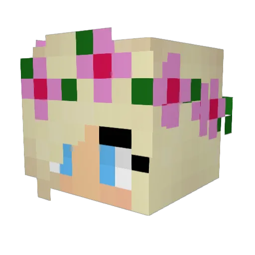 AlexSnart Minecraft avatar head, 3D render