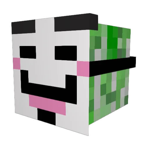 AlexSouvannarath Minecraft avatar head, 3D render