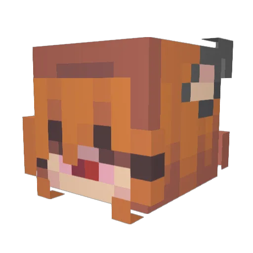 AlexStardust Minecraft avatar head, 3D render