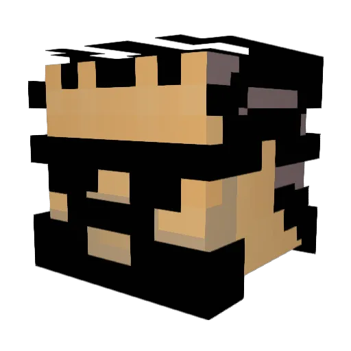 AlexSteinmann Minecraft avatar head, 3D render