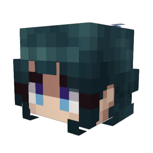 AlexTanase10 Minecraft avatar head, 3D render