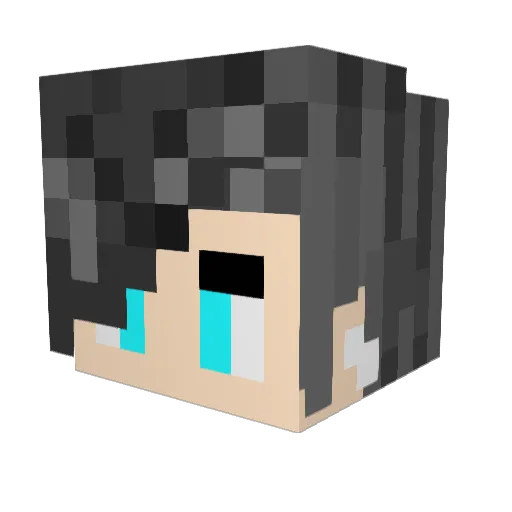 AlexTane Minecraft avatar head, 3D render