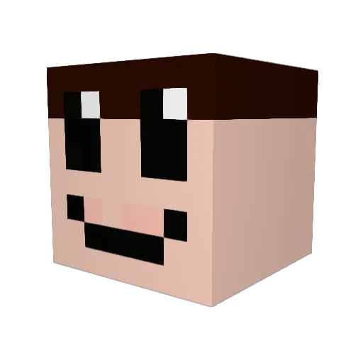 AlexTheRogue Minecraft avatar head, 3D render