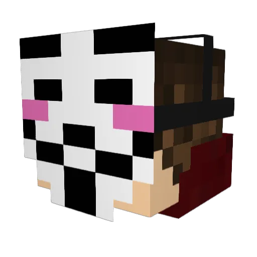 AlexTheYT Minecraft avatar head, 3D render
