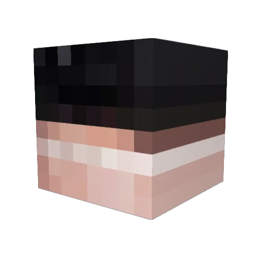 AlexTtreZza Minecraft avatar head, 3D render