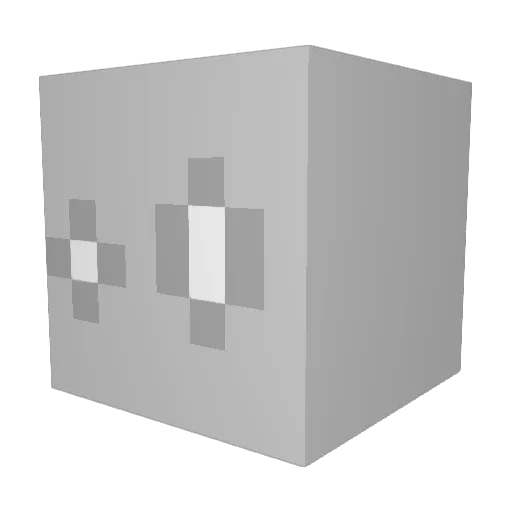 AlexVB Minecraft avatar head, 3D render