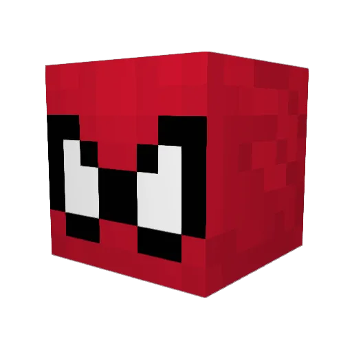 AlexViv Minecraft avatar head, 3D render