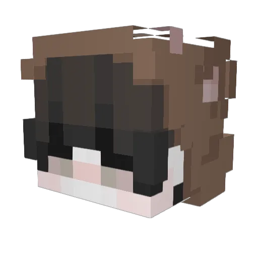 AlexXD_123 Minecraft avatar head, 3D render