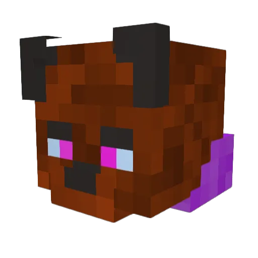 AlexYariven Minecraft avatar head, 3D render