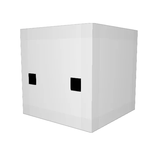 AlexYooshi Minecraft avatar head, 3D render