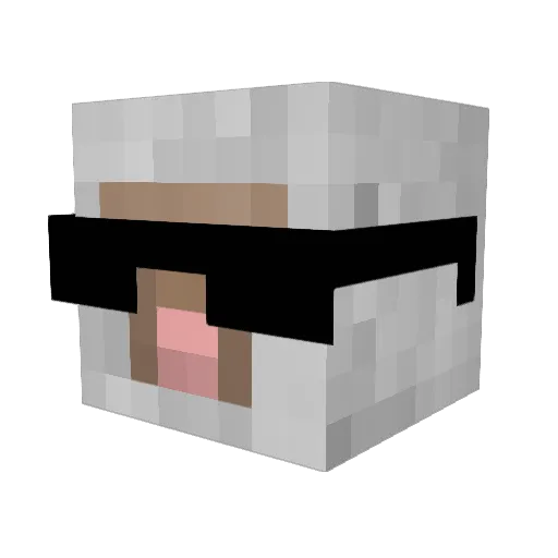 Alex_4321 Minecraft avatar head, 3D render