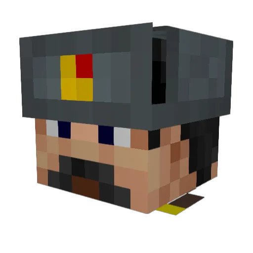 Alex_Bravo2002 Minecraft avatar head, 3D render