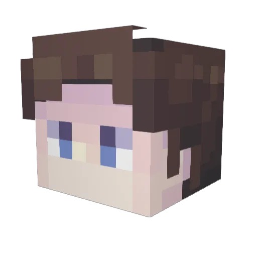 Alex_Cheng Minecraft avatar head, 3D render