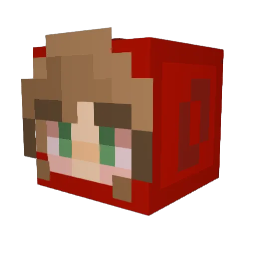 Alex_Fv Minecraft avatar head, 3D render