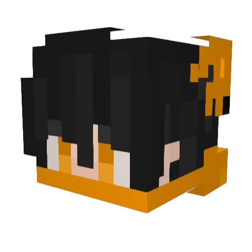Alex_HV2 Minecraft avatar head, 3D render