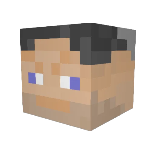 Alex_Ironman Minecraft avatar head, 3D render