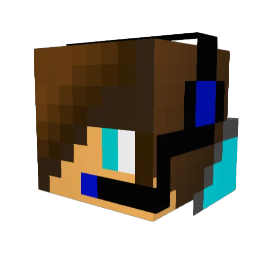 Alex_L_Nation Minecraft avatar head, 3D render