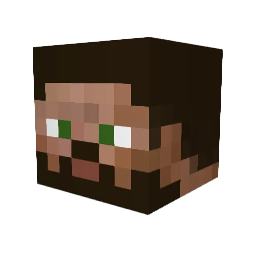 Alex_Lind Minecraft avatar head, 3D render