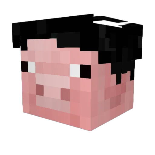 Alex_Mrck Minecraft avatar head, 3D render