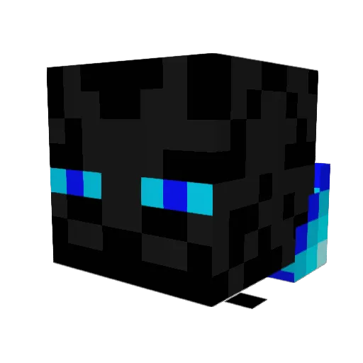 Alex_Purple Minecraft avatar head, 3D render