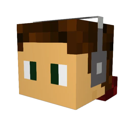 Alex_Snazhold Minecraft avatar head, 3D render