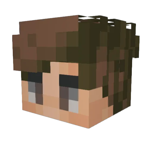 Alex_TB2 Minecraft avatar head, 3D render