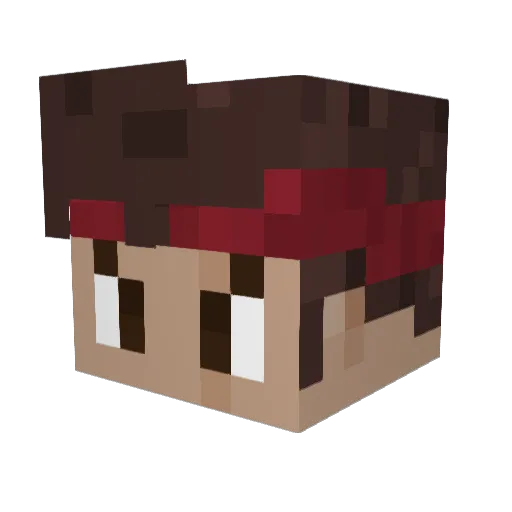 Alex_Terminador Minecraft avatar head, 3D render