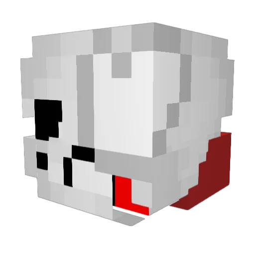 Alex_V_250 Minecraft avatar head, 3D render