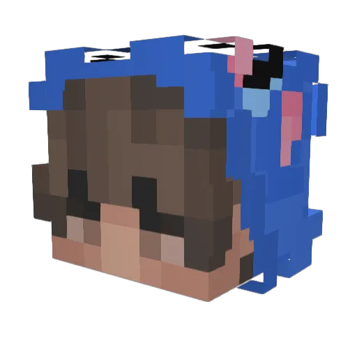 Alex_XD211 Minecraft avatar head, 3D render