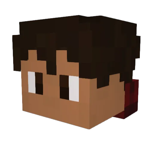 Alex_eng1 Minecraft avatar head, 3D render