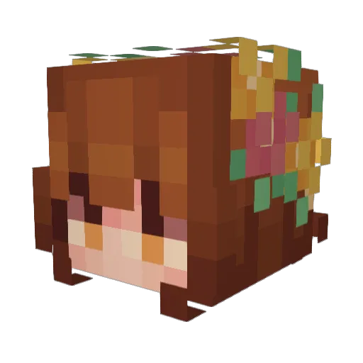 Alex_sanXx Minecraft avatar head, 3D render