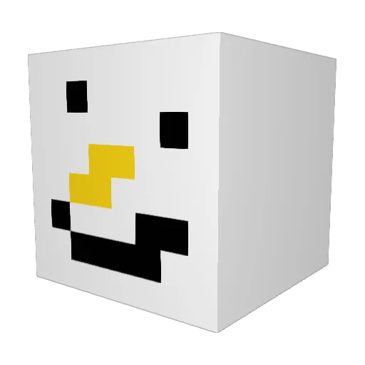 AlexaTnwngco Minecraft avatar head, 3D render