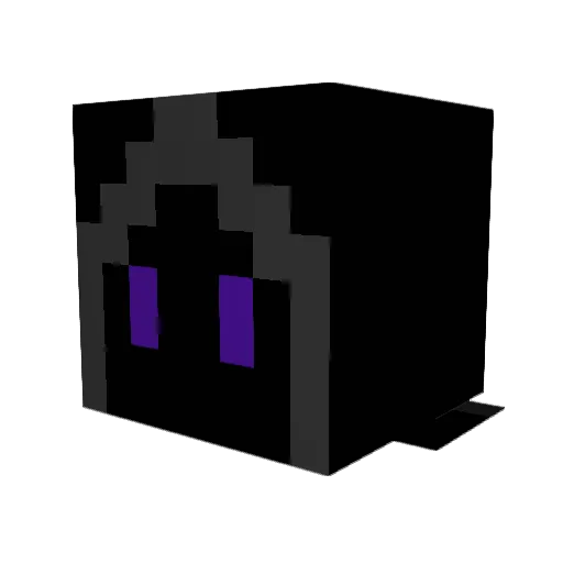 AlexaTrans Minecraft avatar head, 3D render